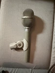 Electro-voice RE16 Dynamic Cardioid Wired Microphone Silver With Mount 70. Fixed Price $700.00.