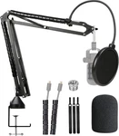 Rode Podmic Stand With Microphone Windscreen Dual Layered Pop Filter For. Fixed Price $65.63.