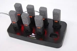 Revolabs 02-08HDCHG-C Charging Base W/ 7X 01-HDTBLMIC-OM-11 Microphones. Fixed Price $63.71.