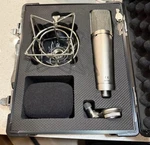 Peluso P-87 Solid State Microphone System Mic, Case, Shockmount. Fixed Price $975.00.