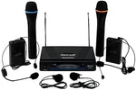 Hisonic HS596B Dual Channel Wireless Handheld Headset Microphone System. Fixed Price $49.99.