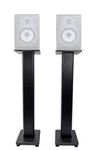 (2) Rockville 28" Studio Monitor Speaker Stands For Samson Resolv SE6. Fixed Price $99.95.