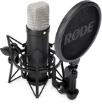 Rode NT1 Signature Series Condenser Microphone With SM6 Shockmount And Pop. Fixed Price $159.00.