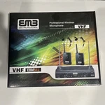 Emb Vhf EBM51L Professional Dual Wireless Lavalier Microphone System. Fixed Price $19.99.