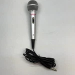 Malata MD-1800 Silver Wired Dynamic Microphones With 6.25MM Jack Plug. Fixed Price $17.99.