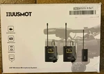 Huusmot WM-102A Black Video Recording Uhf Wireless Lavalier Microphone System. Fixed Price $35.00.