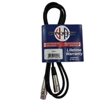Conquest Sound Microphone Cable S2B 6' Long. Fixed Price $12.00.