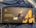 Maono AU-A04 Usb Microphone With AU-MH601 Studio Monitor Headphones Bundle. Fixed Price $40.99.