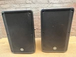 Yamaha DBR12 Powered Speaker Pair Sn: UFFZ02048 / UFFZ02045 - Black. Fixed Price $781.99.
