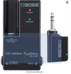Boss WL50 Wireless System For Guitar - Black. Fixed Price $175.99.