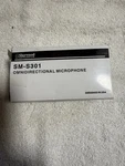 Sherwood Newcastle Omnidirectional Microphone SM-S301 For Calibrating Receiver. Fixed Price $9.95.