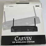 Carvin Wireless System UX16-BP Freq 782 806 Mhz Working Tested W/ Box. Fixed Price $30.00.