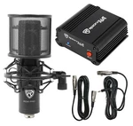 Rockville Rcm Pro Studio Recording Condenser Microphone+phantom Power Supply. Fixed Price $79.90.