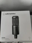 Audio-technica AT2020 Cardioid Condenser Microphone Black. Fixed Price $50.00.