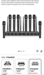 Debra Audio AU800 Pro Uhf Channel Wireless Microphone System. Fixed Price $280.00.