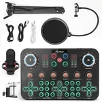 Asmuse Condenser Microphone Bundle Professional Studio Streaming Audio Mixer. Fixed Price $29.95.