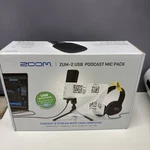 Zoom ZUM-2 Podcast Kit Pack, Usb Microphone, Headphones, Tripod, W... Fixed Price $69.95.