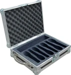 Microphone Holds 7 Swan Flight Case (hex). Fixed Price $323.43.