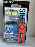 Sony ECMCS10 Electret Condenser Professional Microphone ECM-CS10 Stereo New. Fixed Price $44.99.
