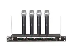 Gtd Audio Wireless Microphone System With 4 Hand Held Mics, Long Distance Up .... Fixed Price $192.50.