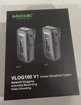 Acemic VLOG100 V1 Wireless Microphone System. Fixed Price $64.00.
