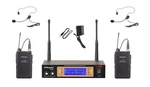 Gtd Audio 2CH Uhf Handheld Lavaliere Wireless Microphone System New 35LL. Fixed Price $89.00.