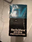Vintage 1980S Electro Voice PL78 Dynamic Cardioid Microphone - Used. Fixed Price $64.99.