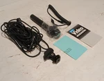 Sima Video SRM-600 Electric Condenser Microphone In Case, Cables, Accessories. Fixed Price $24.99.