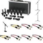 Behringer BC1200 7-PIECE Drum Microphone Bundle With Stands Cables. Fixed Price $399.00.