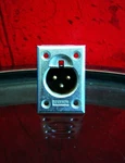 Vintage 1950'S Itt Cannon UA-3-32 Male Xlr Microphone Cable Connector Rca. Fixed Price $20.88.