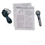 Vintage Shure Brothers Microphone 585SA Silver Unisphere Dynamic With Cable. Fixed Price $64.97.