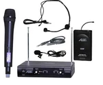 AUDIO2000'S AWM6022 Series -super-value Vhf Dual-channel Wireless System-new. Fixed Price $126.50.