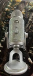 Blue Yeti Usb Microphone Silver W/ Stand & Rhinestone Decor. Fixed Price $45.00.