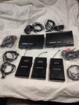 Takstar WPM-200 Wireless Monitor System!! Transmitters, 3 Receivers!!. Fixed Price $150.00.
