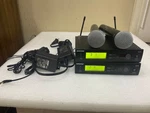 Shure SLX4/SLX2-SM58 Wireless Microphone SYSTEM-L4-638-662 Mhz. Fixed Price $329.00.