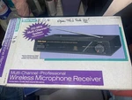 Radio Shack Multi-channel Wireless Receiver 32-1233 With Microphones. Fixed Price $50.00.