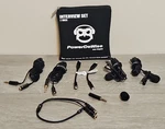 Powerdewise 2 Lapel Microphone Interview Set. Fixed Price $15.00.