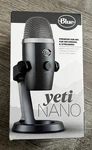 Blue Yeti Nano Premium Usb Mic For Recording & Streaming Shadow Gray - Sealed. Fixed Price $39.99.