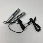 Lot Of Vtg Sears Dynamic Microphone 200 Ohms 84-23410 Silver Black Untested. Fixed Price $11.89.