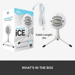 Blue Snowball Ice Plug 'n Play Usb Microphone For Recording, Streaming, Gaming. Fixed Price $67.50.