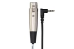 Hosa XVM-105F Camcorder Mic Cable, XLR3F To Right-angle 3.5MM Trs Foot. Fixed Price $17.99.