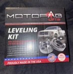 Motor 2.5 Front Leveling Kit Blue 07-26 Chevy 1500 Silverado. Fixed Price $75.00.