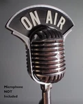Custom Art Deco Flag For Shure 556 Fatboy Big Vintage Elvis Microphone. Fixed Price $74.99.