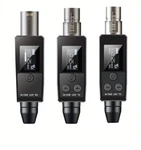 Uhf Wireless Mic System 1-TO-2 Xlr Transmitter & Receiver Rechargeable For Audio. Fixed Price $55.99.