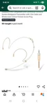 Sujeetec SJ-1710 F/b Microphone Headset Headworn Earset Over Hanging. Fixed Price $14.00.