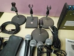 Shure M367 Mixer And 4-PG58 Mics With Extra Stuff. Fixed Price $179.00.