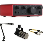 Focusrite Scarlett Solo 4TH Gen Usb Audio Interface And Rode Podmic Podcast. Fixed Price $361.36.