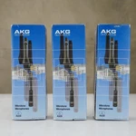 3 Akg D4400 Dynamic Microphones W/ Hosa Ground Lift Xlr Adapters #48061. Fixed Price $119.00.