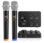 Karaoke Microphone Mixer System Set With Dual Uhf Wireless Hdmi & Aux In/out. Fixed Price $39.99.