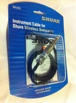 Shure WA302 - TA4F To 1/4" (2.5' Guitar Cable) For Wireless. Fixed Price $23.95.